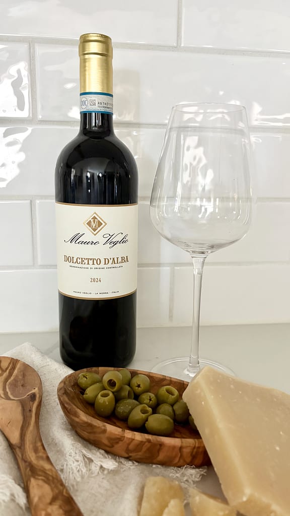 Dolcetto wine for Italian food pairing