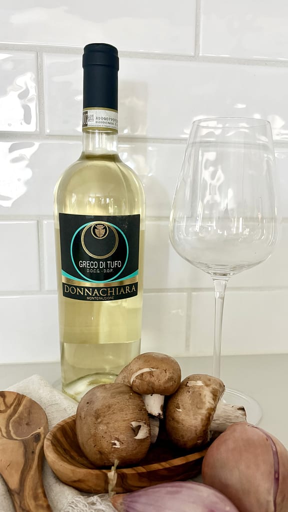 Greco di Tufo wine for Italian food pairing